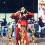 Pesilat Tapak Suci Nadin Aprilia Azzahrani raih medali emas di Kejuaraan Tapak Suci Kapoposang Cup I Kategori Tanding Pra Remaja kelas D Putri