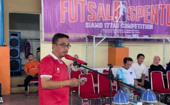 Kadispora Sinjai buka turnamen futsal antar pelajar SMP dan sederajat se-Kabupaten Sinjai di Lapangan Futsl Semi Indoor Sinjai