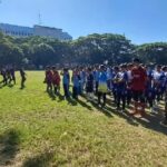 Sekretaris Dinas, Sekdis Pendidikan Makassar buka Gala Siswa Indonesia se Makassar, di Lapangan Emmy Saelan Makassar, Selasa (14/5/2024).