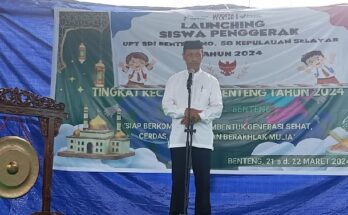 Kepala SD Inpres 58 Banteng Kabupaten Kepulauan Selayar, Hasruddin SPd MPd menggagas Program Siswa Penggerak tersebut.