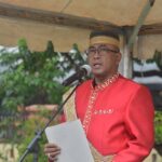Mengenakan busana adat Keluarga Besar Balai Besar Guru Penggerak, BBGP Sulsel peringati hari lahir Pancasila 1 Juni