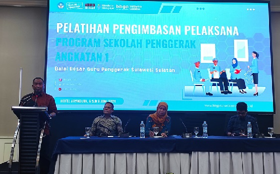 Kepala BBGP Sulsel buka pelatihan PSP Angkatan Pertama di Hotel Aryaduta Makassar diikuti 212 peserta dari 106 sekolah penggerak