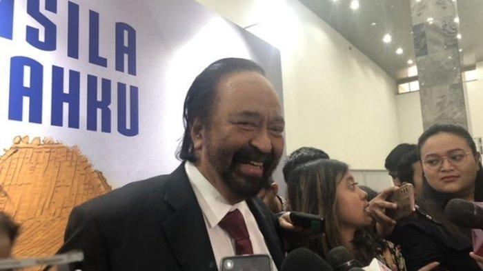 Ketua Umum Partai Nasdem Surya Paloh setuju Ridwan Kamil tantang Anies di Pilkada Jakarta 2024 untuk menjadi penyeimbang