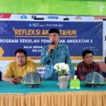 Kepala Dinas, Kadis Pendidikan buka Refeleksi Akhir Tahun PSP Angkatan 3 Enrekang, Sabtu, 29 Juni 2024 pagi di SDN 105 Baraka.