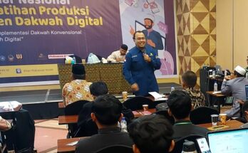 Puluhan mubalig pelatihan produksi konten dakwah digital Pimpinan Wilayah Muhammadiyah Sulawesi Selatan, di Hotel Khas Makassar