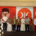 Setelah deklarasi di Gedung IMMIM, pasangan calon Wali Kota dan Wakil Wali Kota Makassar Amri – Rahman mendaftar di KPU Makassar