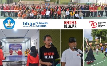 BBGP Sulsel gelar lomba peringatan HUT Kemerdekaan RI. Pesertanya, keluarga besar Balai Besar Guru Penggerak Sulawesi Selatan