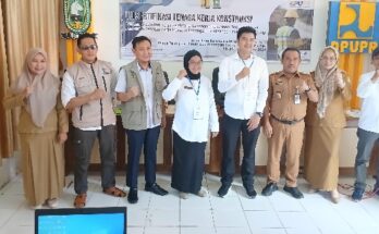 Dinas Pekerjaan Umum dan Penataan Ruang, PUPR Sinjai uji sertifikasi tenaga kerja konstruksi, Selasa (20/8/2024) diikuti 25 perserta