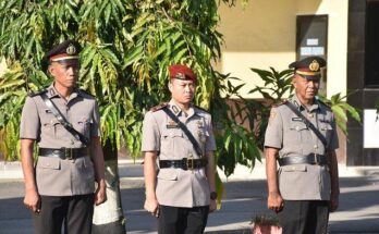 Mapolres Bulukumba menerima tugas baru tiga perwira. Salah satunya, AKP Kamaluddin Kapolsek Kajang menggantikan AKP Rahman