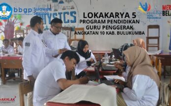 BBGP Sulsel gelar lokakarya 5 PGP Angkatan 10 di Bulukumba diikuti 153 calon guru penggerak (CGP) yang berlangsung di SMAN 9 Bulukumba