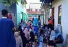 Rumah Zakat Sulsel maulid bersama lansia lorong halaman Gaddeta Jl Daeng Tantu, Rappokalling, Tallo, Makassar