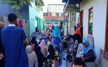 Rumah Zakat Sulsel maulid bersama lansia lorong halaman Gaddeta Jl Daeng Tantu, Rappokalling, Tallo, Makassar