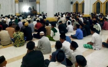 Komunitas Gerakan Mujahid Subuh di Lappa Sinjai Utara, tepatnya di Masjid Jami Nailul Ma'ram, Minggu (15/9/2024).