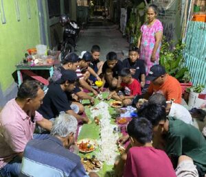 Unik dan inspiratif, anak muda Lorong Daeng Jakking gelar makan bersama dalam kemasan Tradisi Kekeluargaan.