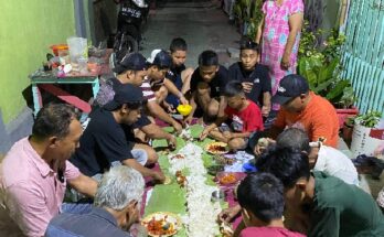 Unik dan inspiratif, anak muda Lorong Daeng Jakking gelar makan bersama dalam kemasan Tradisi Kekeluargaan.