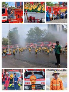 Murid TK Aisyiyah Bustanul Athfal Mamajang Serbu Kantor Damkar Makassar, Ada Apa?