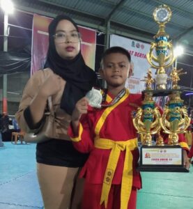 Eky Putra Pratama, Runner Up Pada Turnamen Nasional Pencak Silat Rektor UINAM Cup VII 