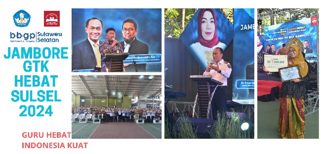Pj Gubernur Sulsel serahkan hadiah pemenang Jambore GTK Hebat 2024 Balai Besar Guru Penggerak Sulawesi Selatan