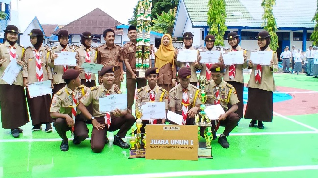 Pramuka SMAN 1 Sinjai Rover Scout juara umum KELAPA GT 09 Sulsel yang dilaksanakan oleh SMAN 9 Bulukumba di Bumi Perkemahan Seppang Bulukumba