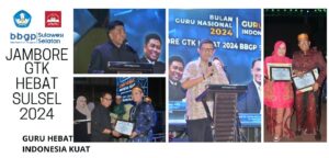 Malam Apresiasi Jambore GTK Hebat 2024 BBGP Sulsel