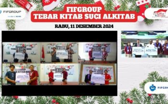 Sambut Natal 2024, anak perusahaan PT Astra International Tbk, FIFGROUP bagikan 880 Alkitab kepada delapan gereja