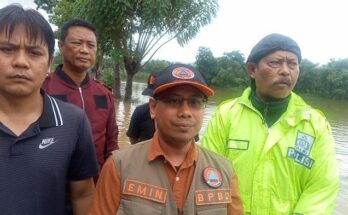 Intensitas hujan yang cukup beberapa hari ini menyebabkan banjir rendam enam kecamatan di Barru, Sabtu (21/12/2024).