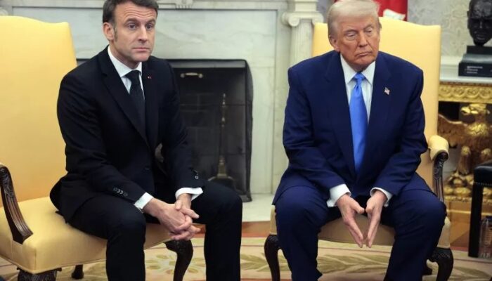 Pertemuan Donald Trump dan Macron Bahas Ukraina