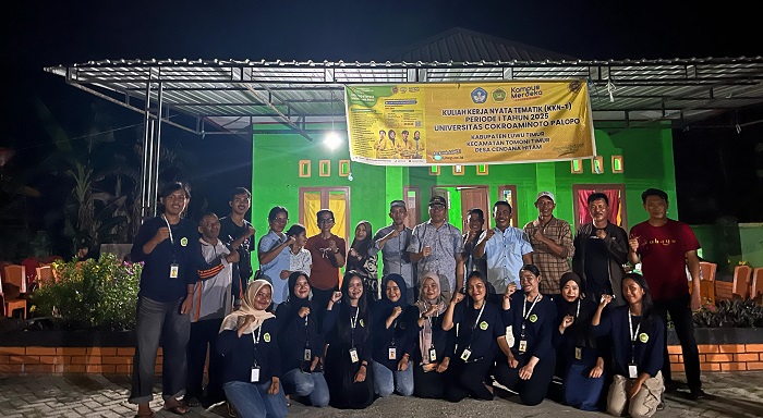 Camat Tomoni Timur apresiasi Mahasiswa KKN Tematik UNCP yang menempati di delapan desa se Kecamatan Tomoni Timur.