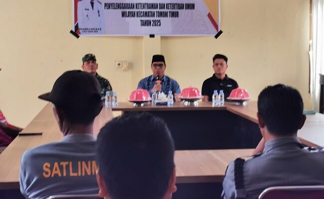 Rakor Trantibum Kecamatan Tomoni Timur