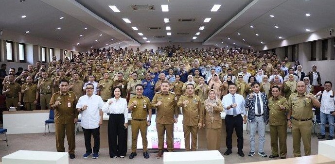 Wali Kota Makassar Munafri ganti sembilan pejabat Plt (pelaksana tugas) lingkup Pemerintah Kota Makassar, Selasa (4/3/2025).