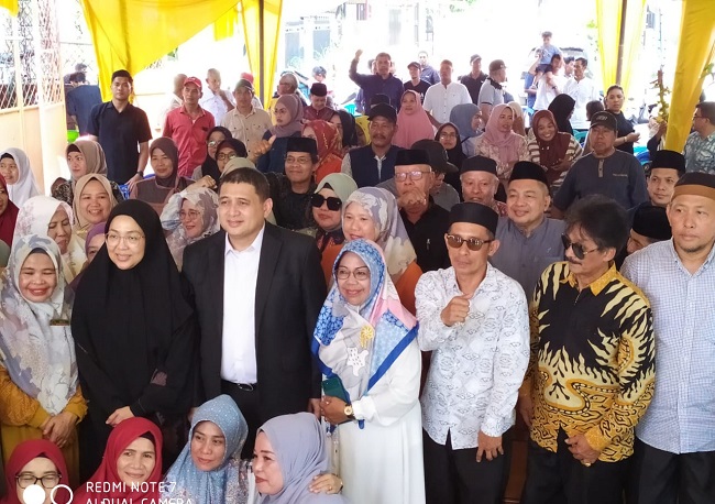 Wali Kota Makassar, Munafri syukuran bersama Tim Wilayah Manggala Mulia 25-30, Minggu (20/4/2025) dalam kemasan halalbihalal