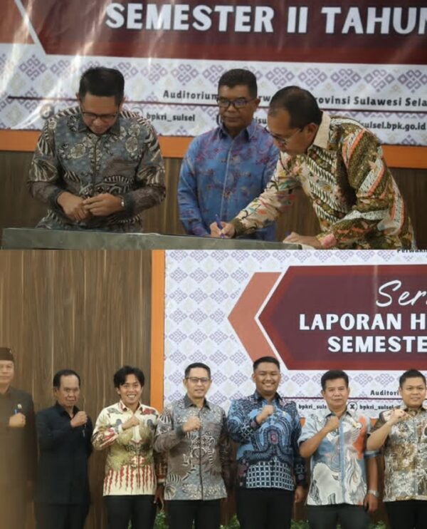 Ketua DPRD dan Wali Kota Makassar terima LHPK semester II 2024 dari BPK (Badan Pemeriksa Keuangan) Sulawesi Selatan