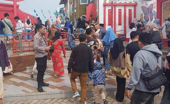 Personel Polres Gowa Amankan Sejumlah Objek Wisata