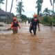 Hujan lebat yang mengguyur selama beberapa jam menyebabkan ratusan rumah terendam banjir di Larompong Luwu, Sabtu (10/5/2025).