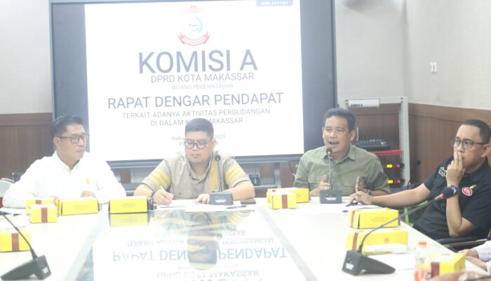 Komisi A DPRD Makassar Gelar RDP Terkait Pergudangan