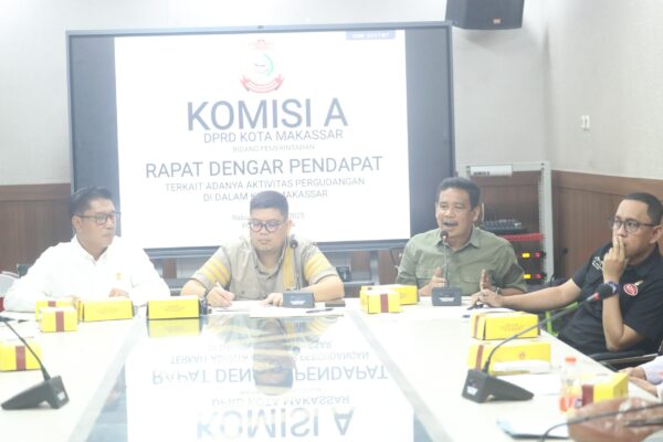 Komisi A DPRD Makassar gelar RDP terkat pergudangan yang kini menjadi krusial karena masih banyak gudang beroperasi dalam kota.