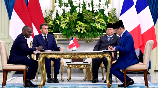 Indonesia-Prancis Tandatangani 4 Deklarasi dan 16 Kerja Sama
