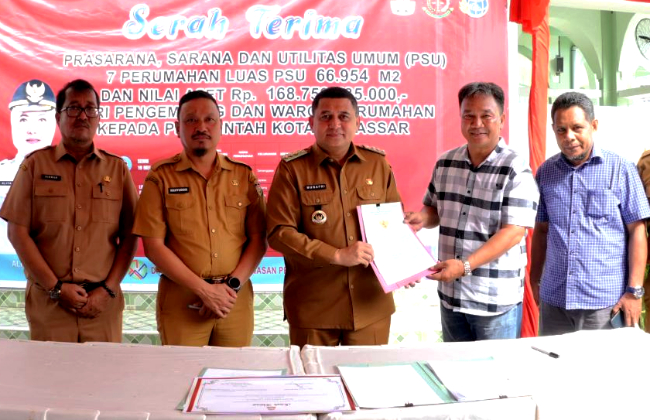 Terima PSU tujuh perumahan di Makassar, Pemerintah Kota Makassar berkomitmen membenahi seluruh fasilitas perumahan