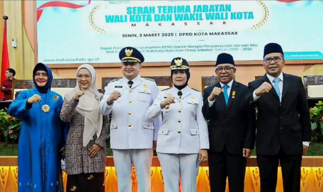 Rapar Paripurna Penyampaian Visi-Misi Wali Kota dan Wakil Wali Kota Munafri Arifuddin dan Aliyah Mustika Ilham