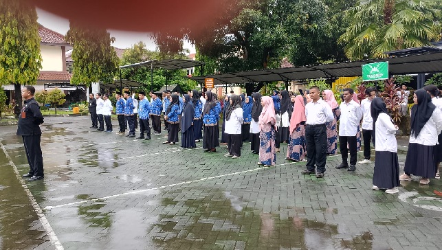 Hujan Tak Halangi BBGTK Sulsel Peringati Hari Lahir Pancasila