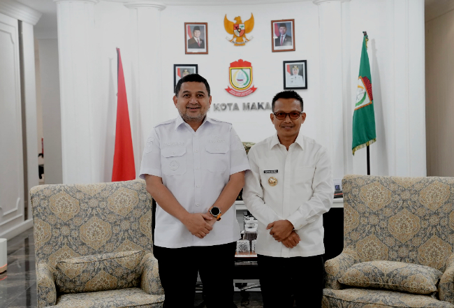 Bupati Polman Belajar Pengelolaan Sampah di Makassar sehingga berkunjung ke Kantor Wali Kota Makassar menemui Wali Kota Makassar
