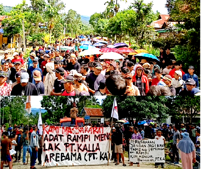 Masyarakat Rampi Demo Minta Pemerintah Cabut Izin PT Kalla Arebamma, mereka menolak Kalla Arebamma di Rampi