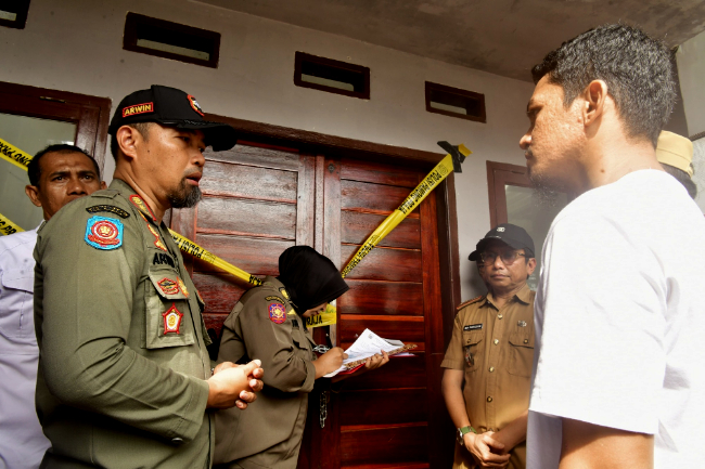 Satpol PP Sulsel Tertibkan Bangunan Tanpa Izin di GOR Sudiang karena dibangun secara ilegal dan melanggar Perda