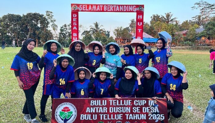 Turnamen Sepak Bola Putri Desa Bulutellue Sinjai Berakhir