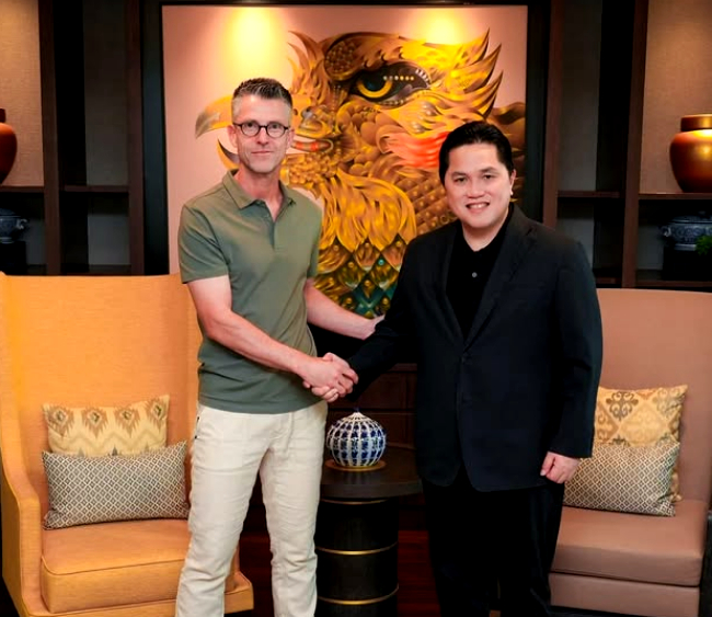 Frank van Kempen Menjadi Pelatih Timnas U-20 yang diumumkan Ketua Umum PSSI Erick Thohir melalui akun Instagram