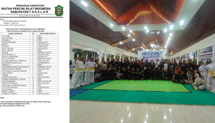 IPSI Kabupaten Takalar Umumkan Atlet Lolos Seleksi Tahap Awal