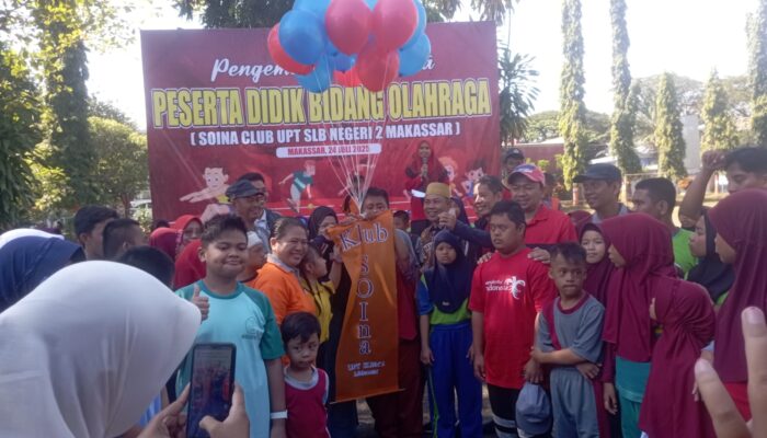 SLB se-Sulsel Gelar Kompetisi Olahraga Bersama SOIna Club UPT SLBN 2 Makassar