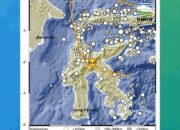 Gempa Magnitudo 6.0 Guncang Barat Daya Poso, Sulteng — BMKG Pastikan Tidak Ada Potensi Tsunami