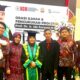 Sidang Senat Terbuka Universitas Cokroaminoto Makassar kukuhkan Prof Ida Suryani Guru Besar pertama UCM. Sidang berlangsung di Hotel Dalton