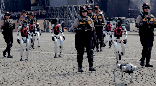 Polri Punya Robot, Ini Tugas-tugas yang akan Dilakukan Robot untuk membantu Polri melaksanakan berbagai tungas berbahaya